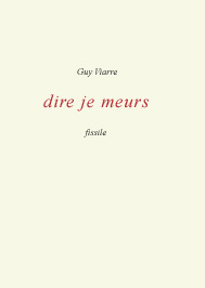 Photo de couverture : dire je meurs