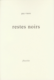 Photo de couverture restes noirs